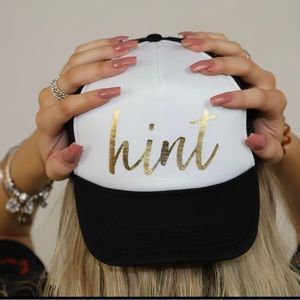 Black & White Netted Snap Back from Hint Fashions Brand All size fits all